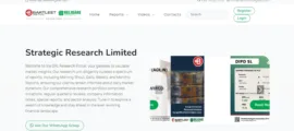 Strategic Research Limited (SRL) has recently launched the SRL Research Portal.