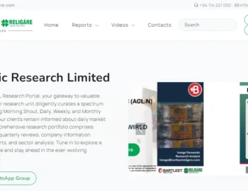 Strategic Research Limited (SRL) has recently launched the SRL Research Portal.